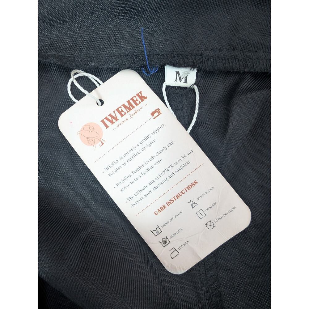 NWT! IWEMEK! COSTUME- BLACK FORMAL JACKET/VEST TUXEDO JACKET WITH TAILS! SZ M - Picture 3 of 10